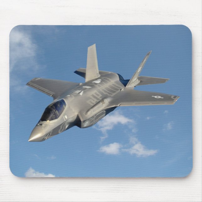 F-35 Lightning II Panther Jet Fighter in Sky Mousepad (Vorne)