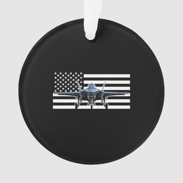 F-35 (schwarze Flagge) Ornament (Vorderseite)