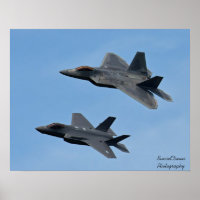 F-35 und F-22 Kampfjet
