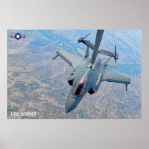 F-35A-BELEUCHTUNG II POSTER