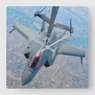 F-35A-BELEUCHTUNG II QUADRATISCHE WANDUHR