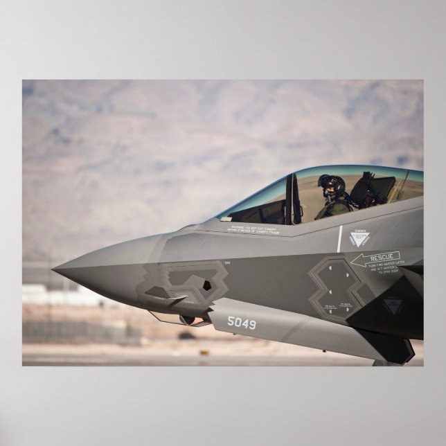 F-35A Blitzflugzeug II Poster (Vorne)