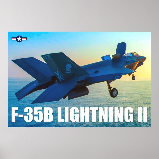 F-35B-BELEUCHTUNG II POSTER (Vorne)
