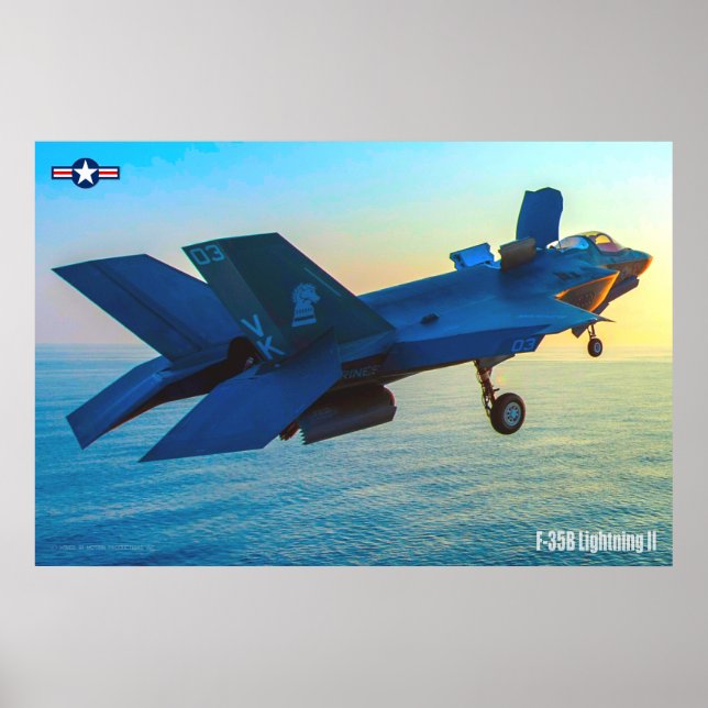 F-35B-BELEUCHTUNG II POSTER (Vorne)