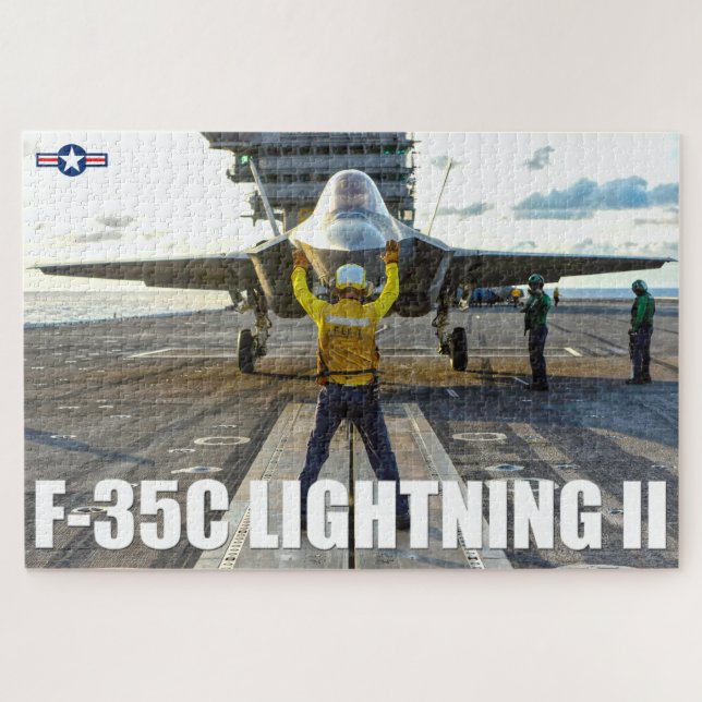 F-35C-BELEUCHTUNG II (20x30 INCH) Puzzle (Horizontal)