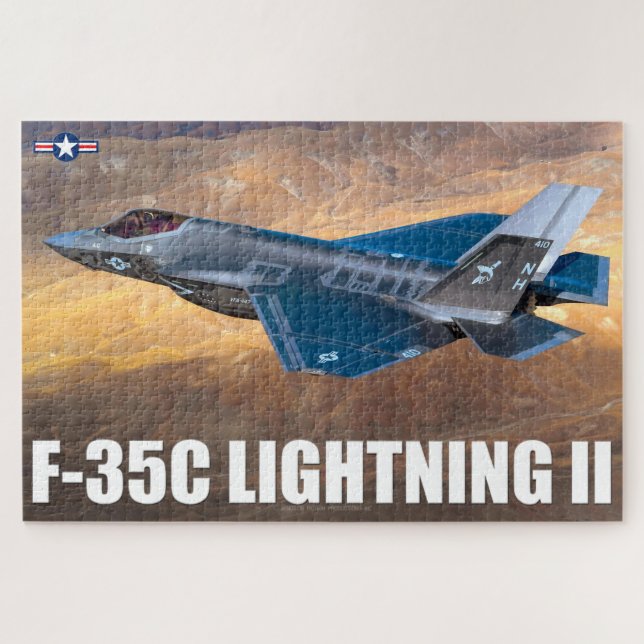 F-35C-BELEUCHTUNG II (20x30 INCH) Puzzle (Horizontal)