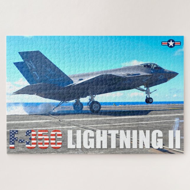F-35C-BELEUCHTUNG II (20x30 INCH) Puzzle (Horizontal)