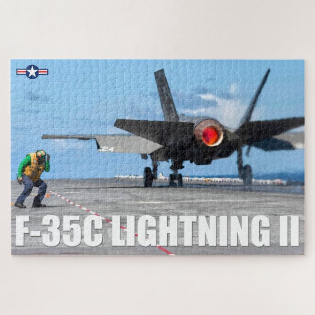 F-35C-BELEUCHTUNG II (20x30 INCH) Puzzle (Horizontal)