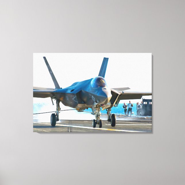 F-35C-BELEUCHTUNG II 24x36 Leinwanddruck (Vorderseite)