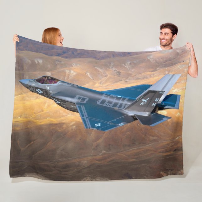 F-35C-BELEUCHTUNG II FLEECEDECKE (Beispiel)