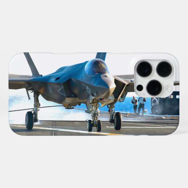 F-35C-BELEUCHTUNG II iPhone HÜLLE (Rückseite (Horizontal))