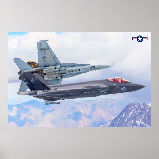 F-35C-BELEUCHTUNG II POSTER (Vorne)