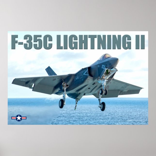 F-35C-BELEUCHTUNG II POSTER (Vorne)
