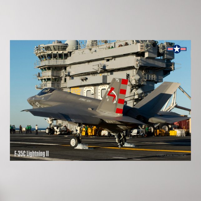 F-35C-BELEUCHTUNG II POSTER (Vorne)