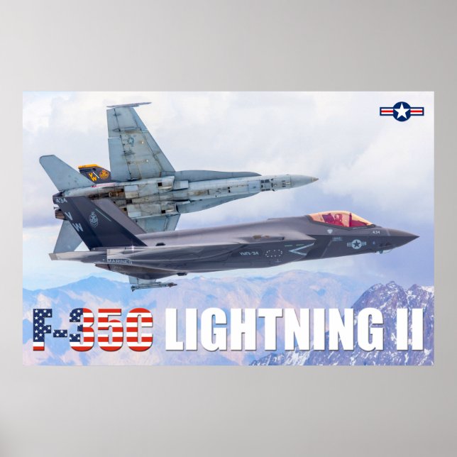 F-35C-BELEUCHTUNG II POSTER (Vorne)