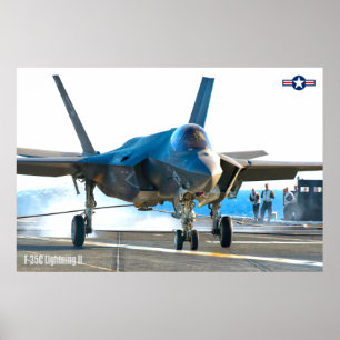 F-35C-BELEUCHTUNG II POSTER