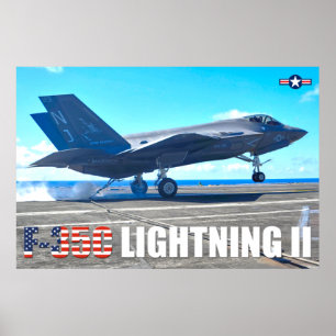 F-35C-BELEUCHTUNG II POSTER