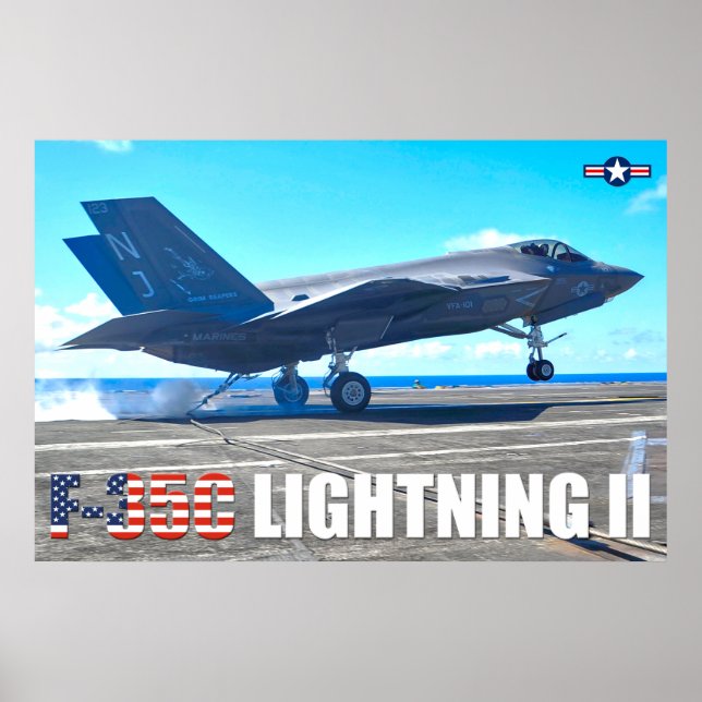 F-35C-BELEUCHTUNG II POSTER (Vorne)
