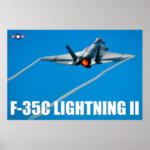 F-35C-BELEUCHTUNG II POSTER