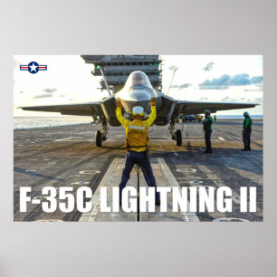 F-35C-BELEUCHTUNG II POSTER