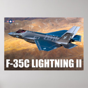 F-35C-BELEUCHTUNG II POSTER