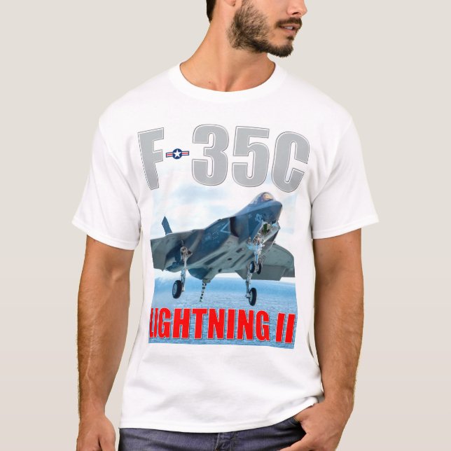 F-35C-BELEUCHTUNG II T-Shirt (Vorderseite)