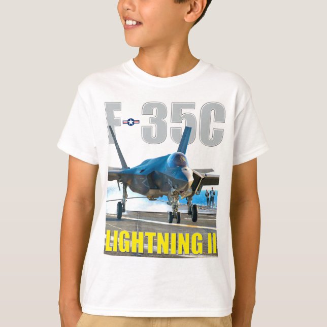 F-35C-BELEUCHTUNG II T-Shirt (Vorderseite)