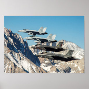 F-35C-Blitze II Poster
