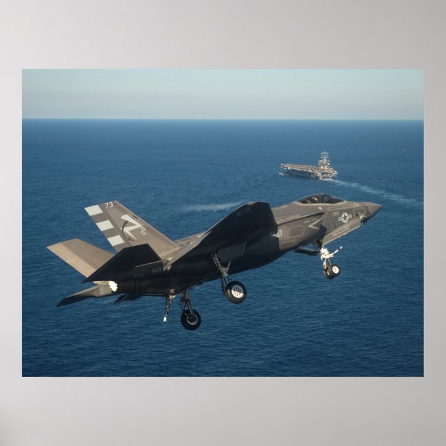 F-35C-Blitze II Poster (Vorne)