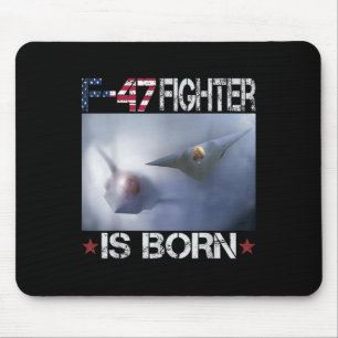 F 47 Fighter Jet F47 6th Gen Fighter F-47 Us Air F Mousepad