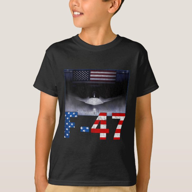 F-47 Superpower Dominance, F47 Luftfahrzeuge T-Shirt (Vorderseite)