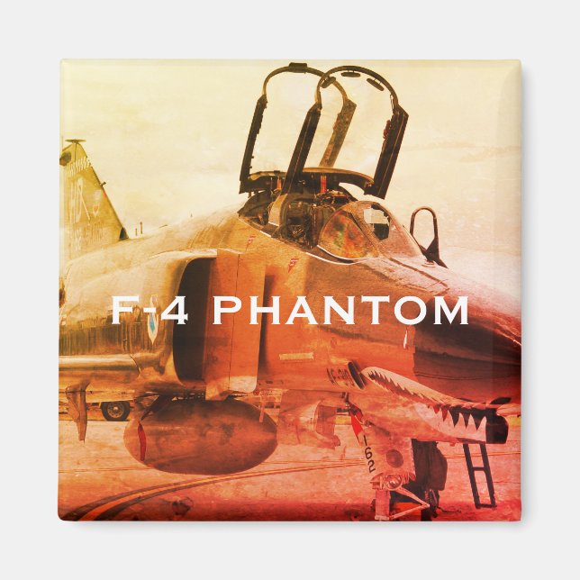 F-4-FIGHTER-LUFTFAHRZEUG MAGNET (Vorne)