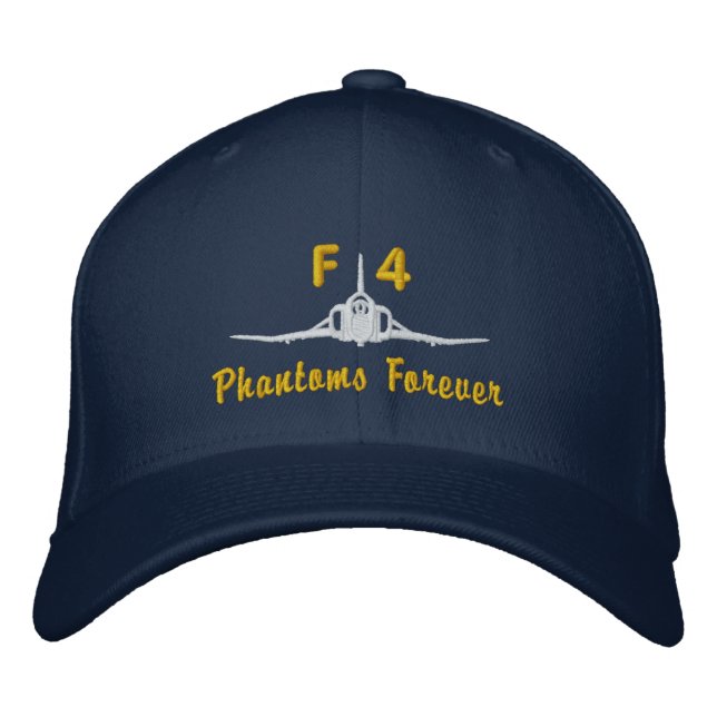F-4 Golf Hat Bestickte Kappe (Vorderseite)