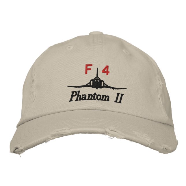 F-4 Golf Hat Bestickte Kappe (Vorderseite)