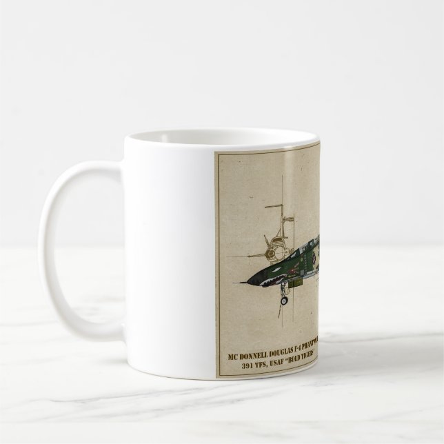 F-4 Kaffee-Tasse des Phantom-II Tasse (Links)