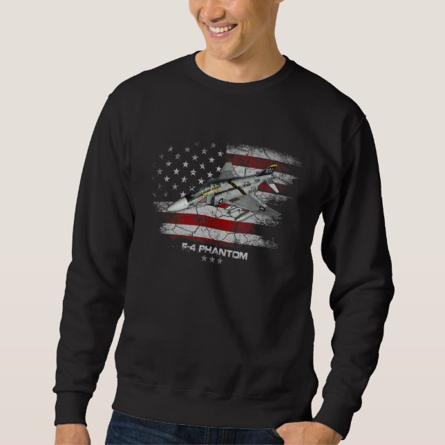 F-4 Phantom Aircraft Fighter Jet Pilot Veteran US Sweatshirt (Vorderseite)
