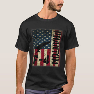 F 4 Phantom American Flag Jet Pilot Patrick T-Shirt
