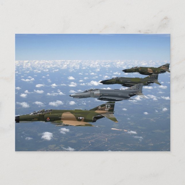 F-4 Phantom II Heritage Flight Postkarte (Vorderseite)