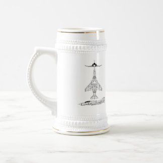 F-4 Phantom Stein Bierglas