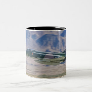 F-4 TiefpaßTasse des Phantoms II Zweifarbige Tasse