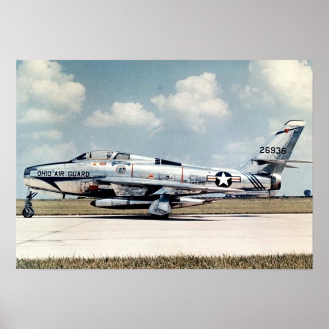 F-84F Thunderstreak Poster (Vorne)