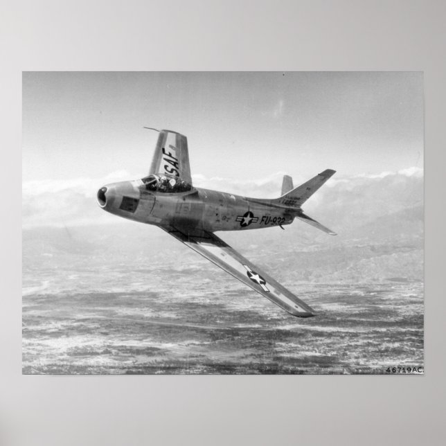F-86 Säbel Poster (Vorne)