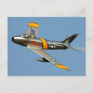 F-86 Säbelpostkarte Postkarte