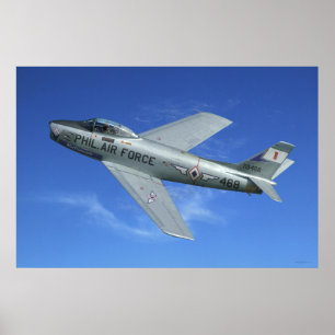 F-86 Saber Jet Poster