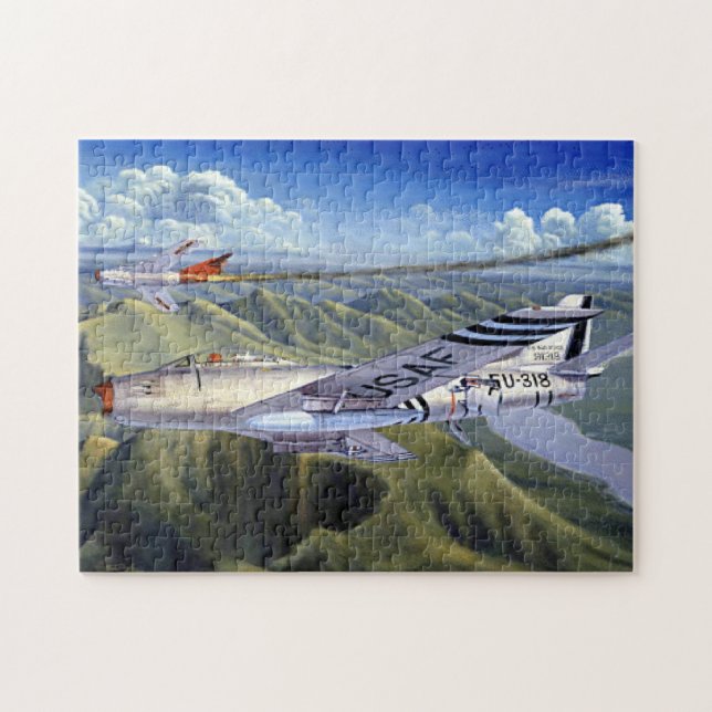 F-86 SABRE im Flug Puzzle (Horizontal)