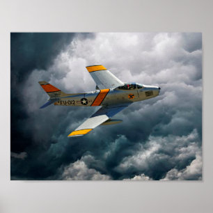 F-86 SABRE POSTER