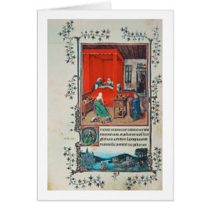 f.93v die Geburt von Johannes der Täufer und von