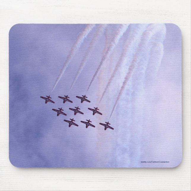 F/A-18 Fighter Jet Flugzeug Air Show Stunt Mousepad (Vorne)