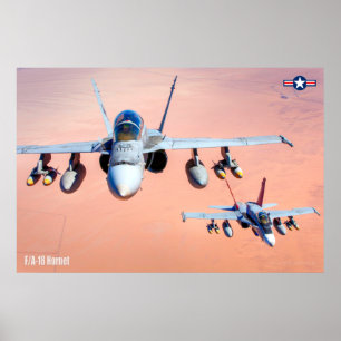 F/A-18 HORNET POSTER