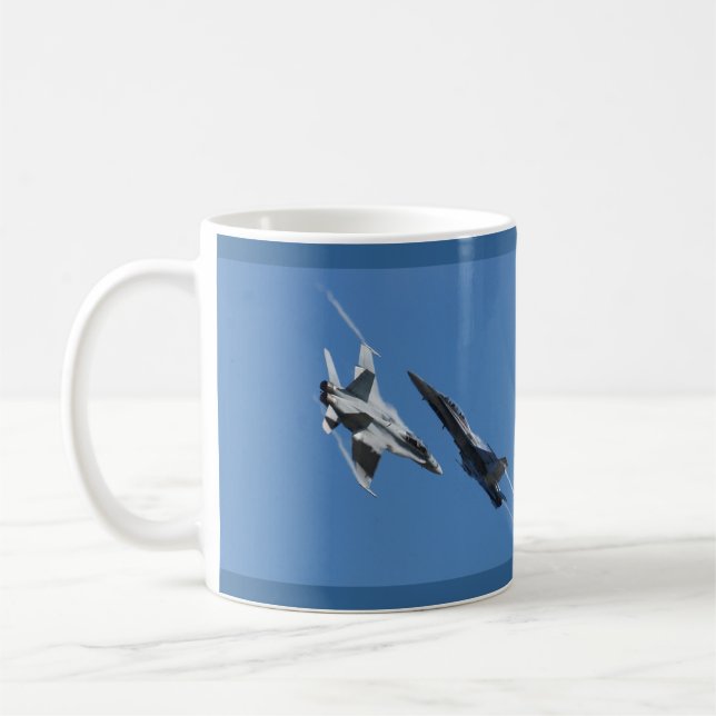 F/A-18 Jet Fighter Flugzeug Tasse (Links)
